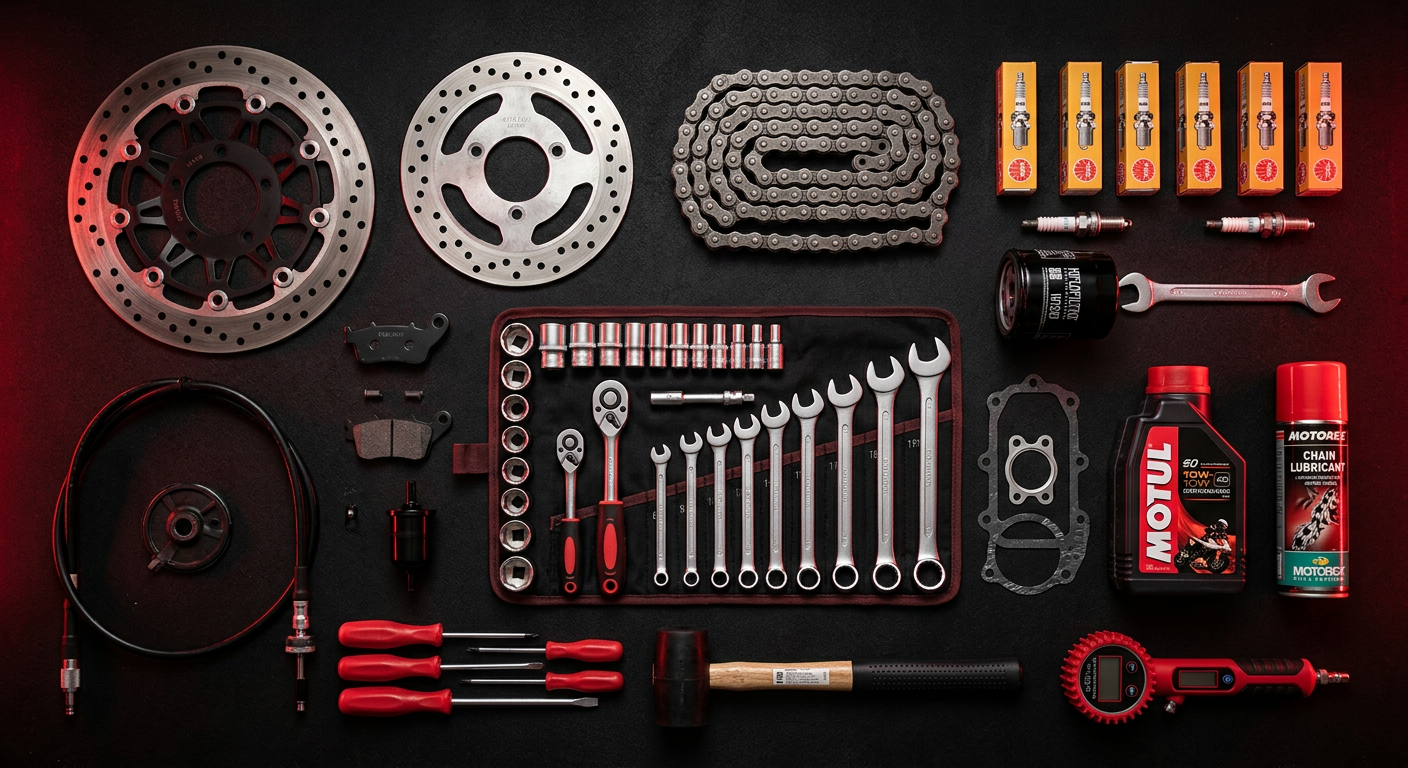 Berbagai sparepart motor original tersedia di Magic Gear Motor
